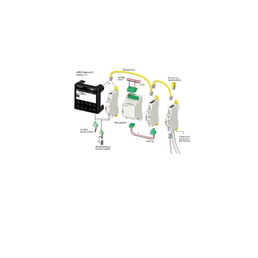 Adapter DIRIS Digiware Udc - Messung, Verwaltung und Analyse der Energie - EXPLODED_VIEW_EXT