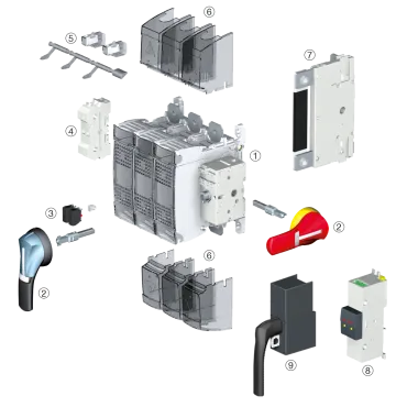 FUSERBLOC NFC/DIN - Schutz- und Schaltlösungen - EXPLODED_VIEW_EXT